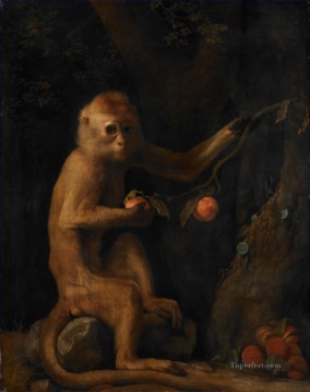  Affe Maler - George Stubbs eines Affen
